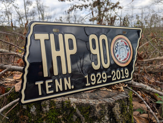 Tennessee Highway Patrol "THP 90" Commemorative License Plates