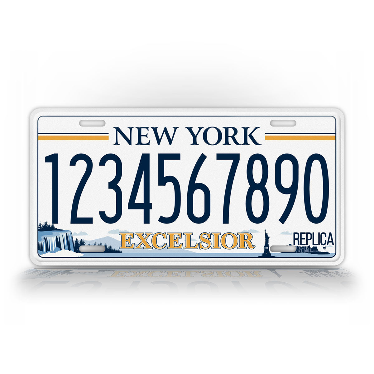 Personalized New York Excelsior Custom License Plate