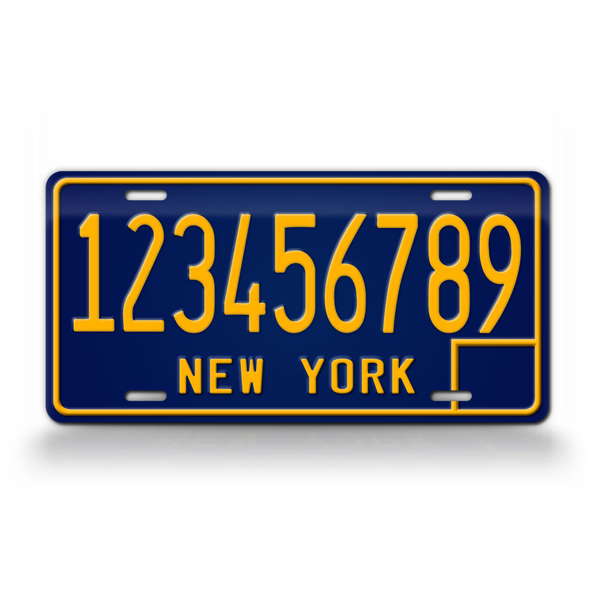 Personalized New York 1966-1972 Custom License Plate