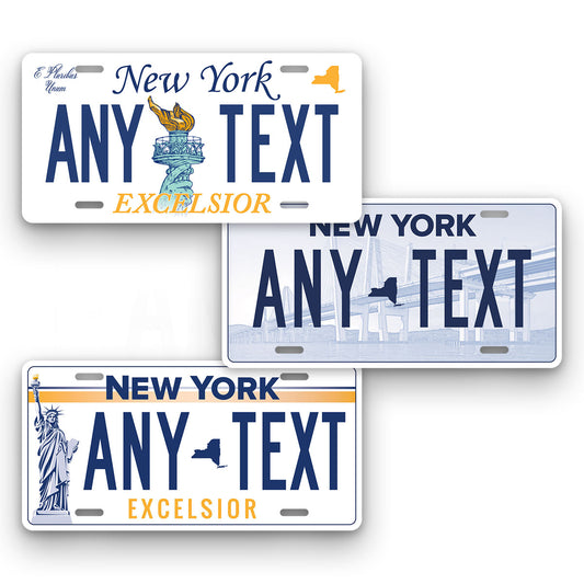 New York Voting Option Custom License Plate
