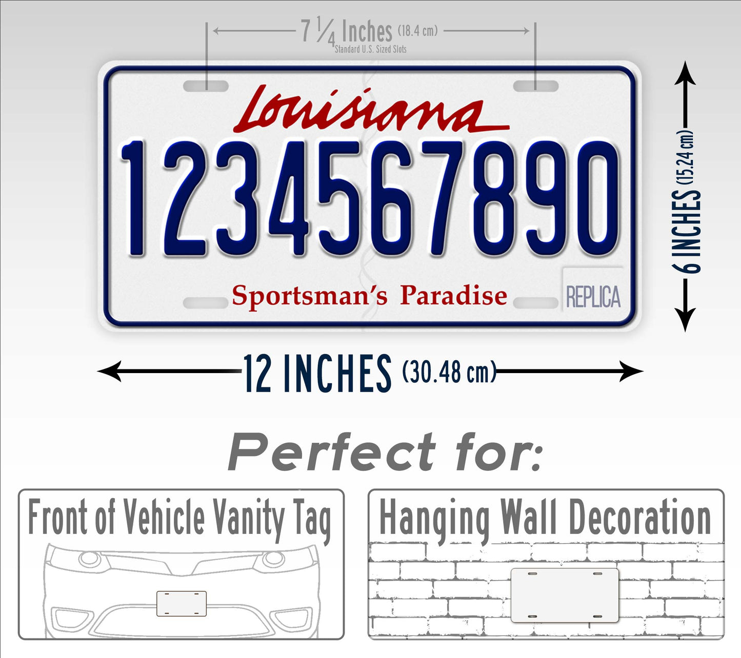 Personalized Louisiana America 250 License Plate