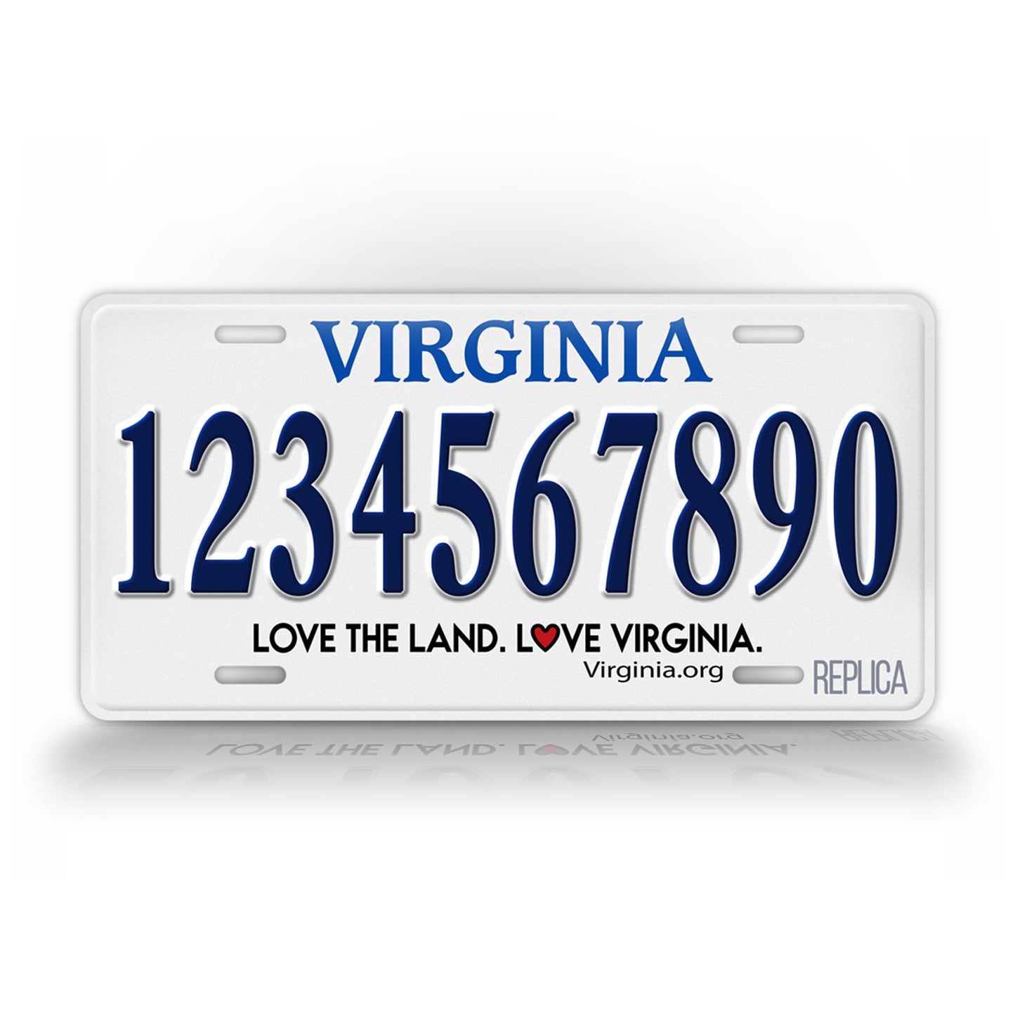 Personalized Virginia State Custom License Plate