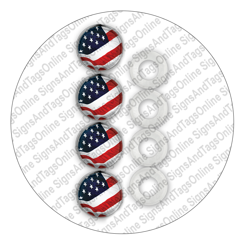 License Plate Fastener Caps