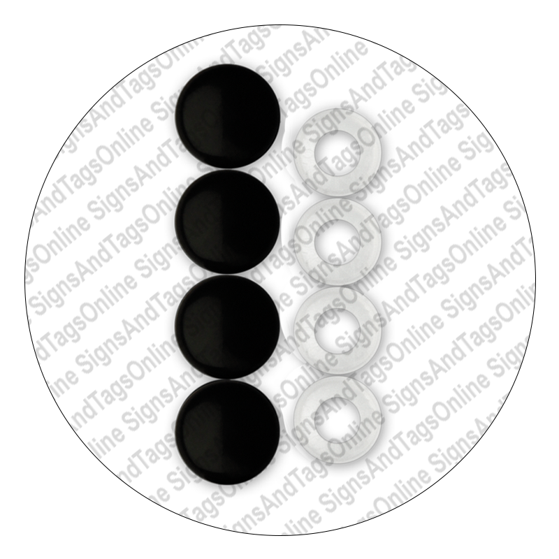 License Plate Fastener Caps