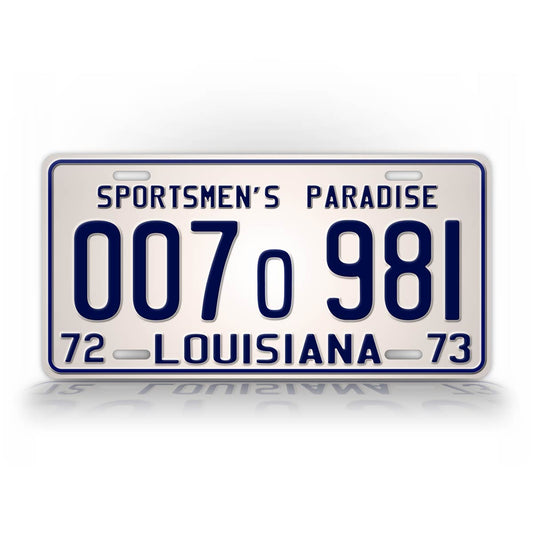 JAws Sportsmens Paradise Louisiana License Plate