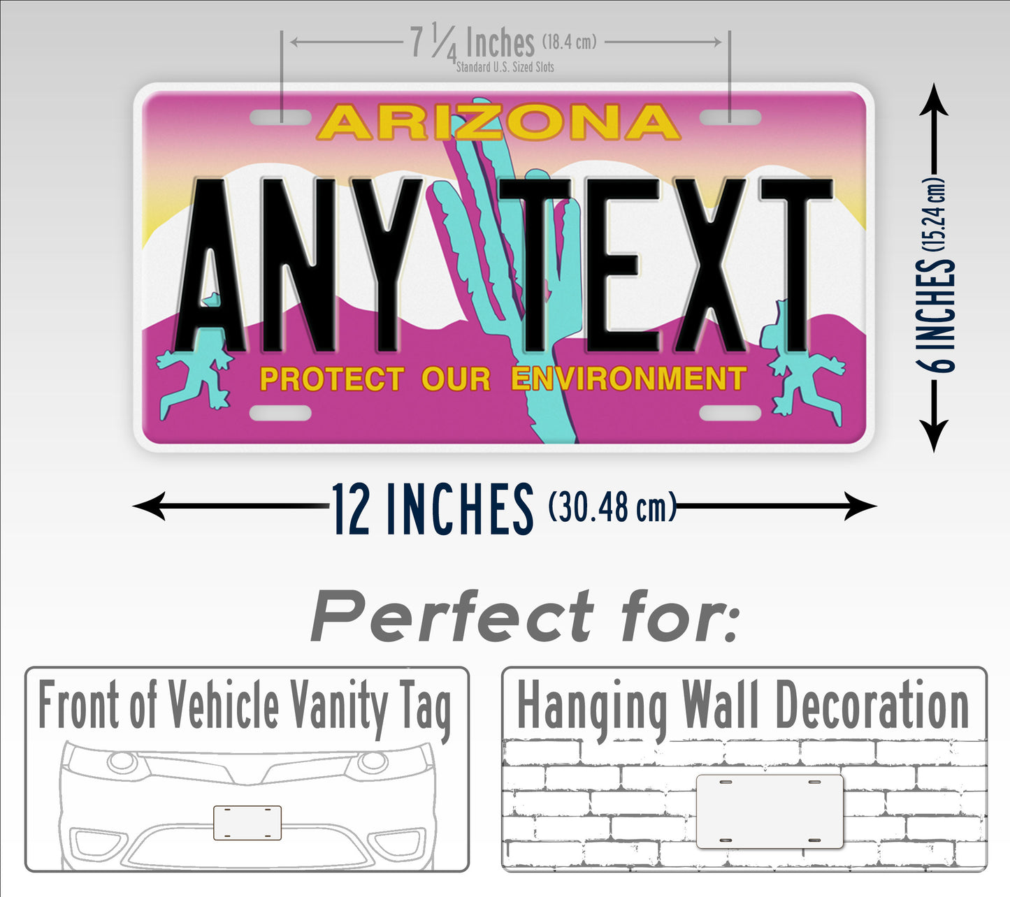 Custom Arizona Protect Our Environment License Plate