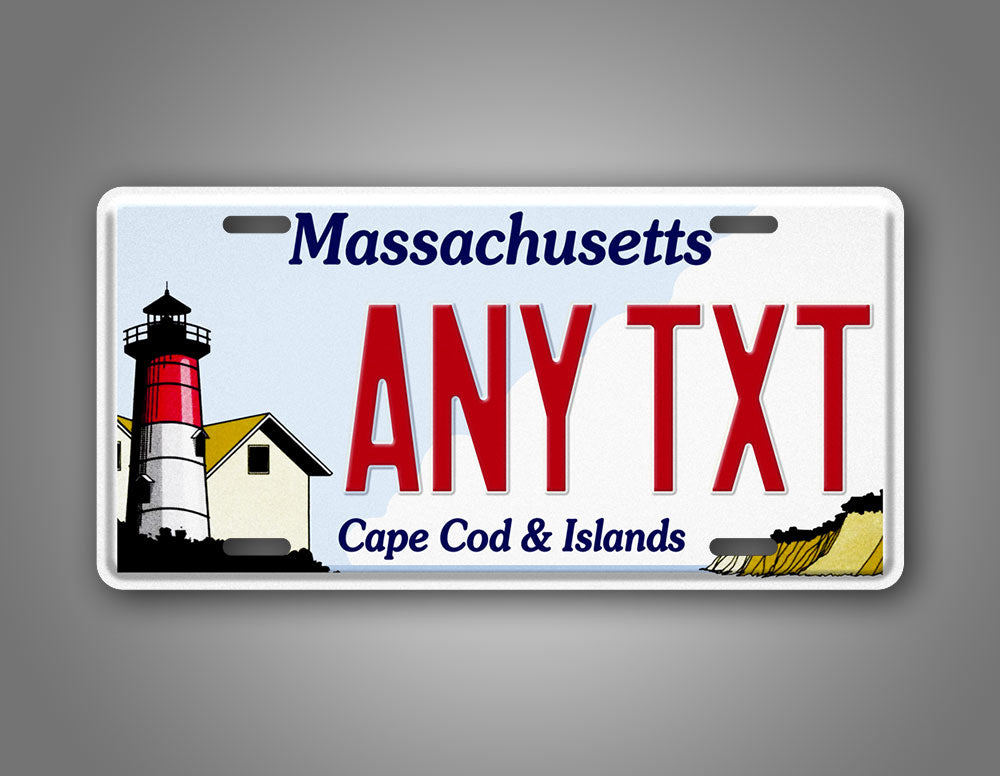 Custom Massachusetts Cape Cod & Islands License Plate