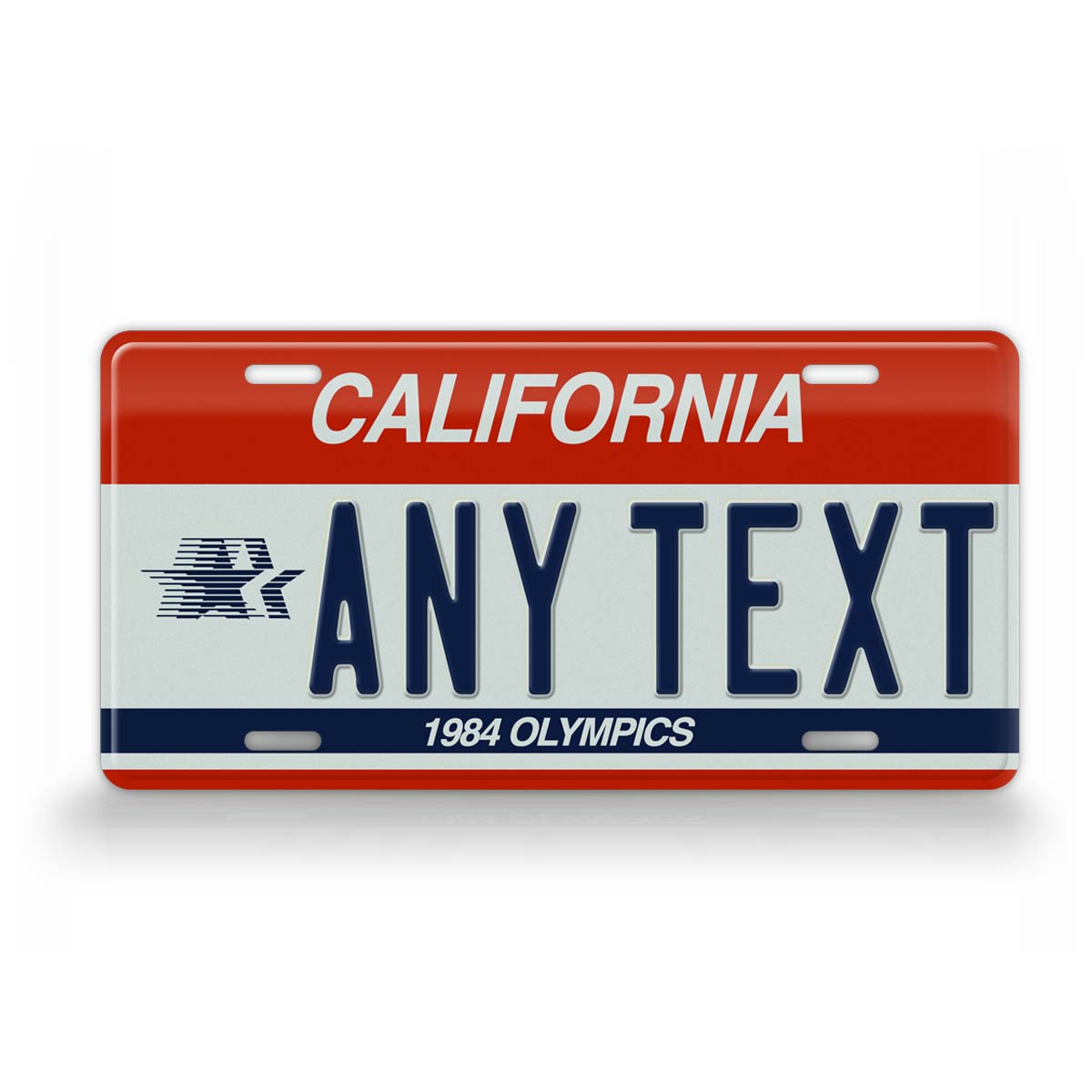 Custom California 1984 Olympics License Plate