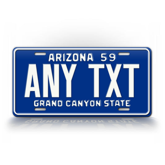 Custom 1959 Vintage Arizona Grand Canyon State Novelty License Plate
