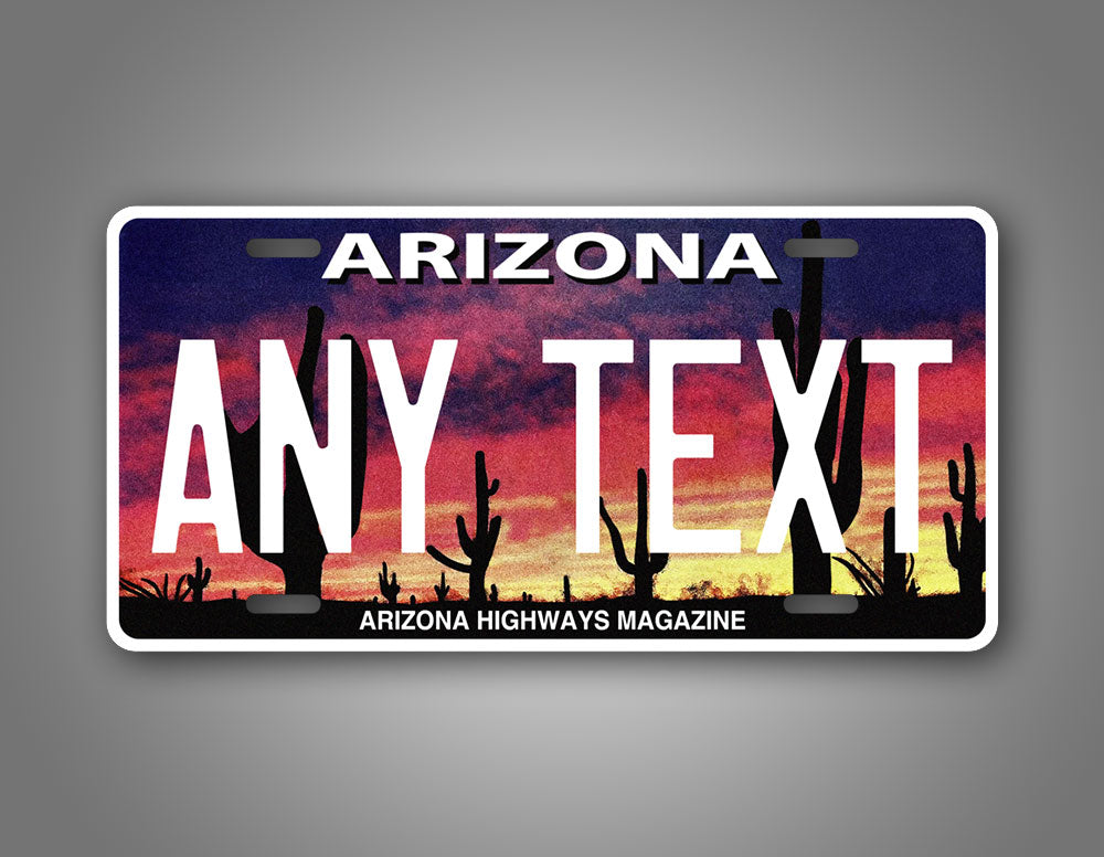 Custom Arizona Highways Magazine License Plate