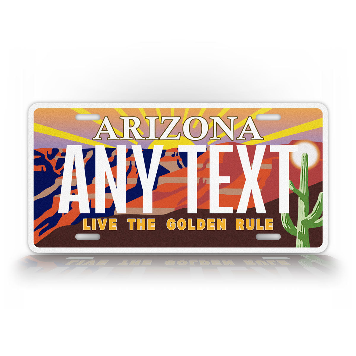 Custom Arizona Live The Golden Rule License Plate