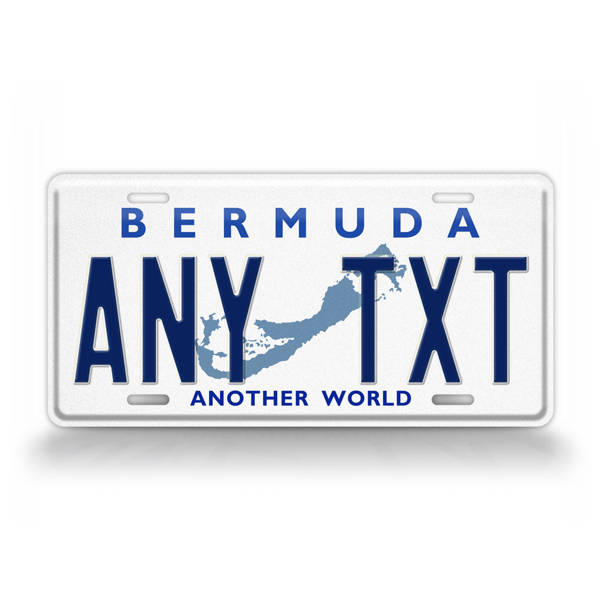 Custom Bermuda Another World License Plate