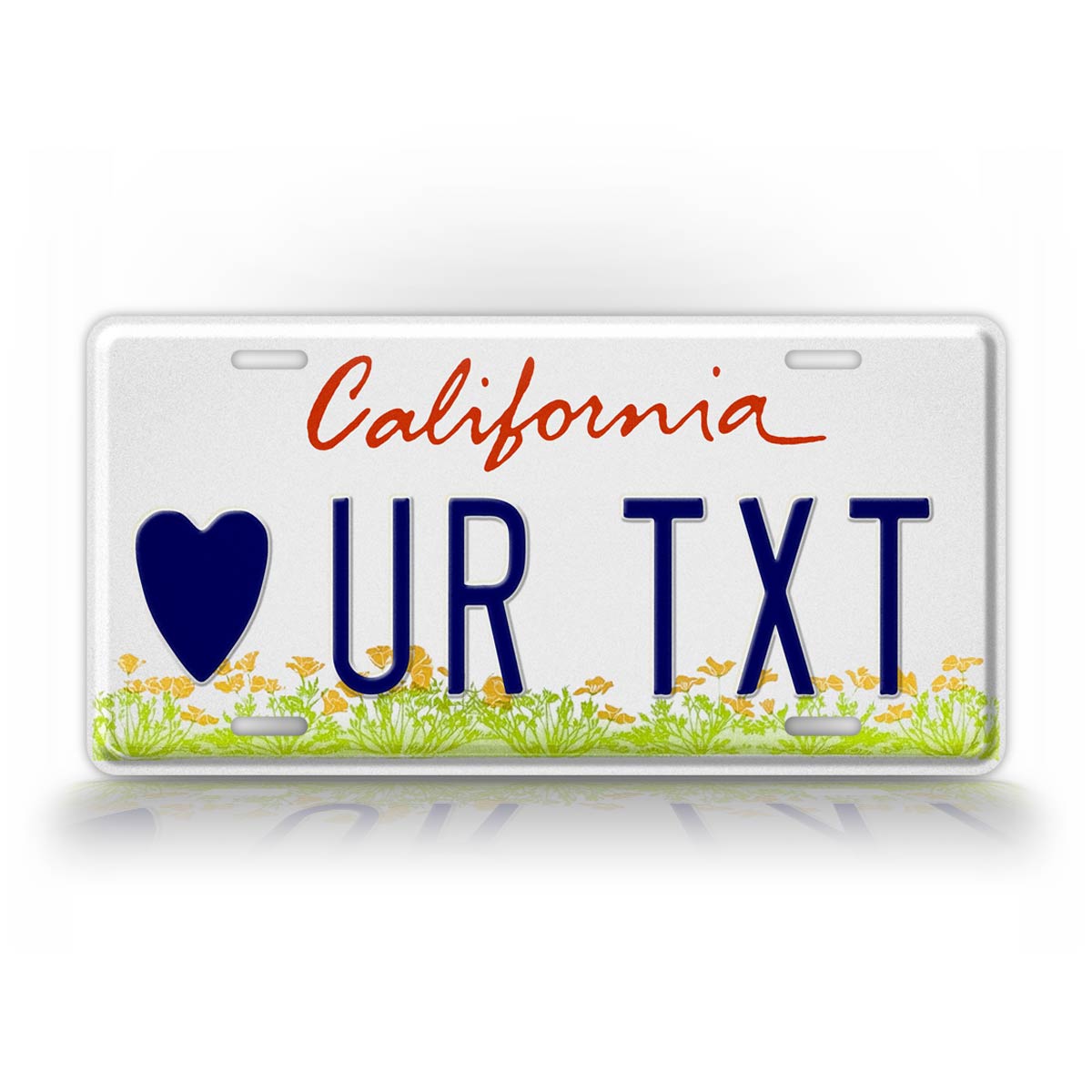 Custom California Trust Fund License Plate