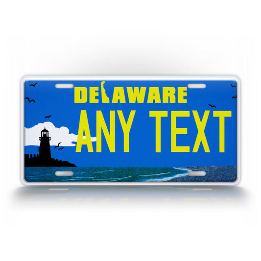 Custom Delaware Lighthouse License Plate
