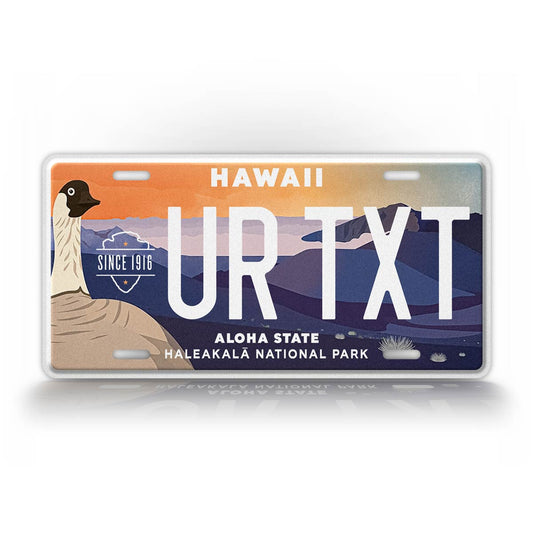 Personalized Hawaii Haleakala National Park License Plate