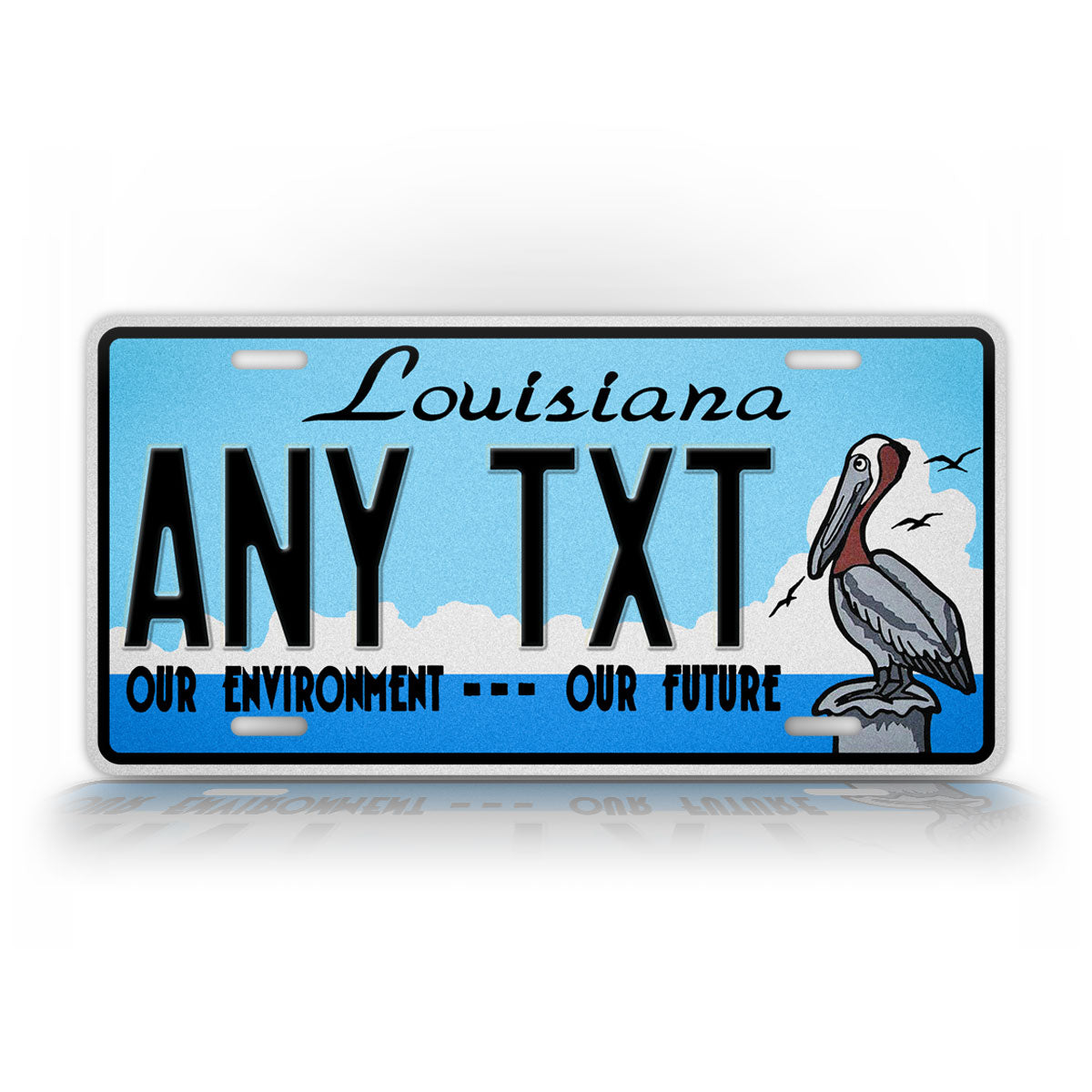 Custom Louisiana State Our Environment Our Future License Plate