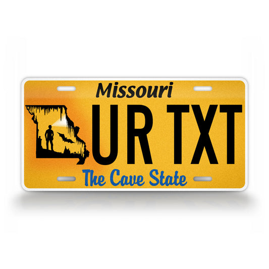 Personalized Missouri Cave State License Plate