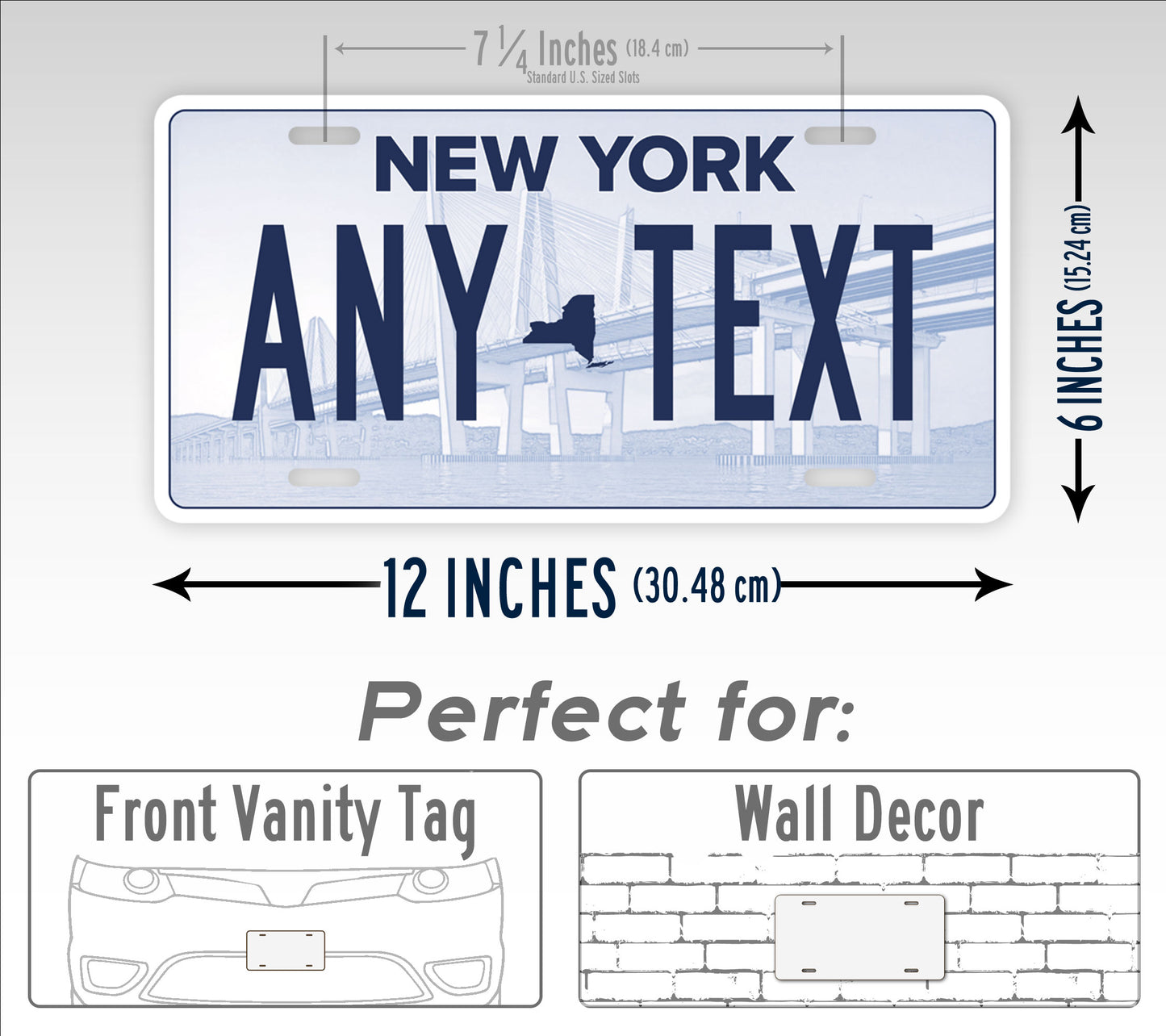 New York Voting Option Custom License Plate