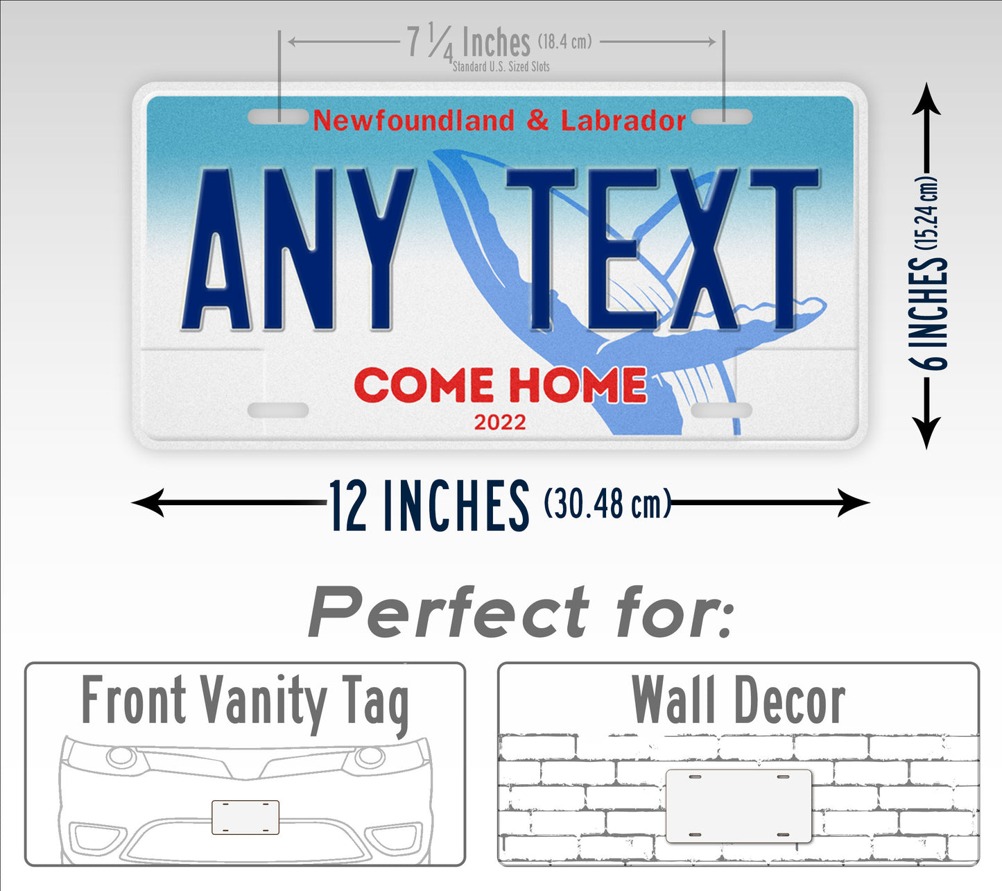 Custom Newfoundland And Labrador Come Home 2022 License Plate