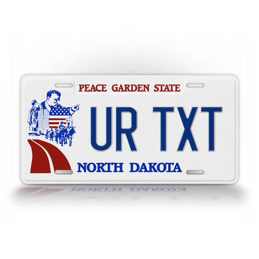 Personalized North Dakota 1984-1988 License Plate