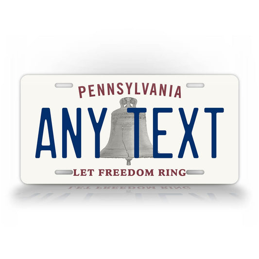 Custom Pennsylvania Let Freedom Ring License Plate