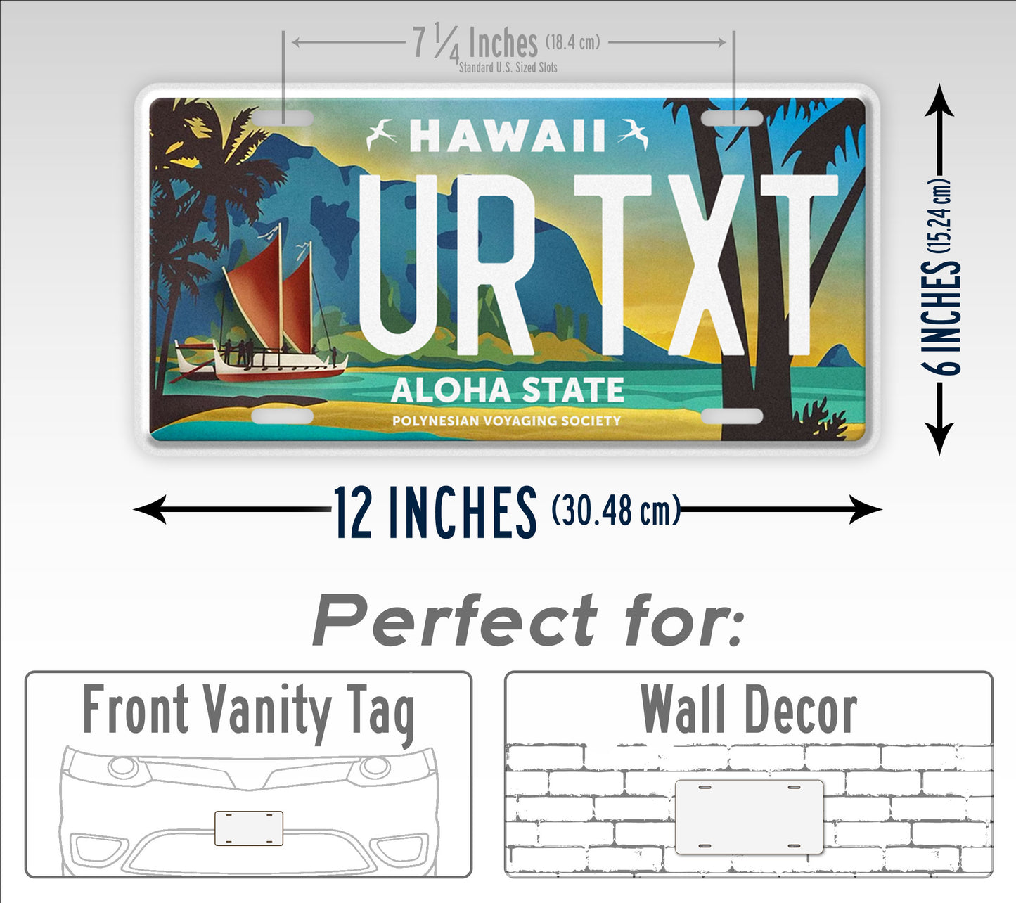 Personalized Hawaii Polynesian Voyaging Society License Plate