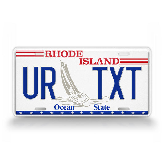 Custom Rhode Island Sailboat Novelty license Plate