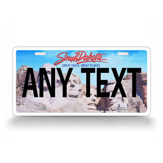 Personalized South Dakota State Novelty License Plate