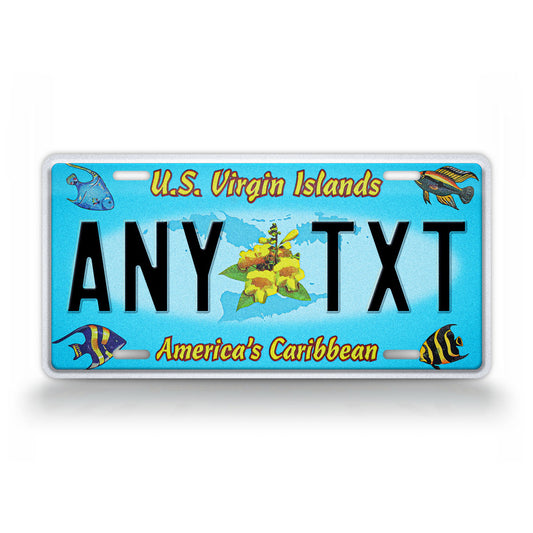 Custom US Virgin Islands 2006-2016 Novelty License Plate
