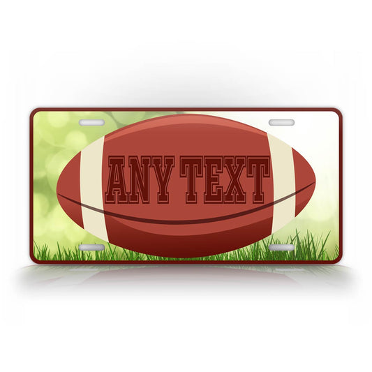 Custom Football Name License Plate