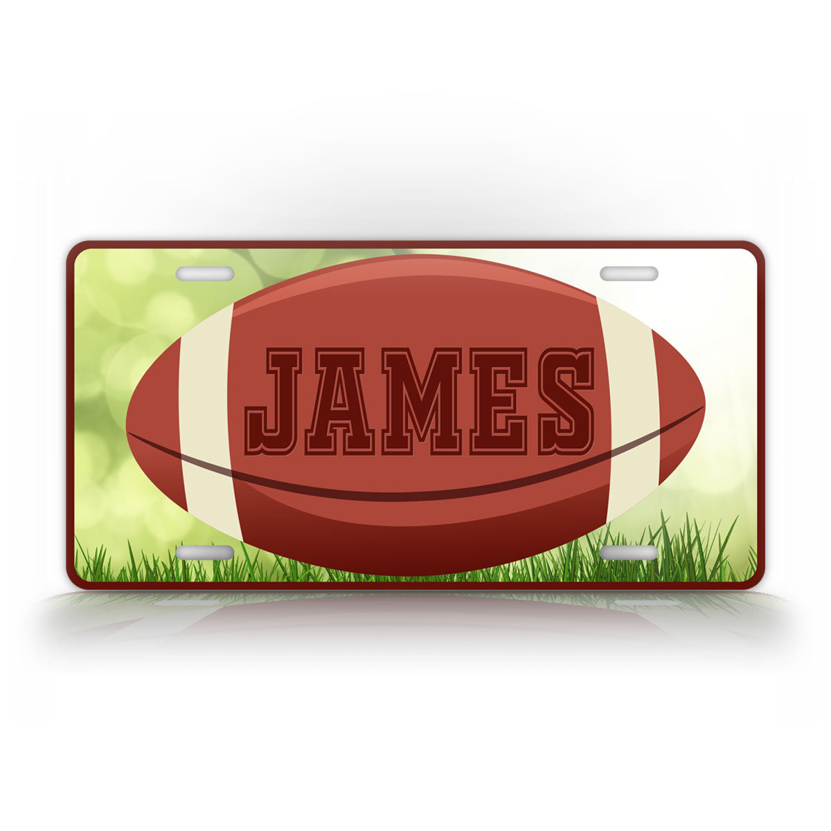 Custom Football Name License Plate