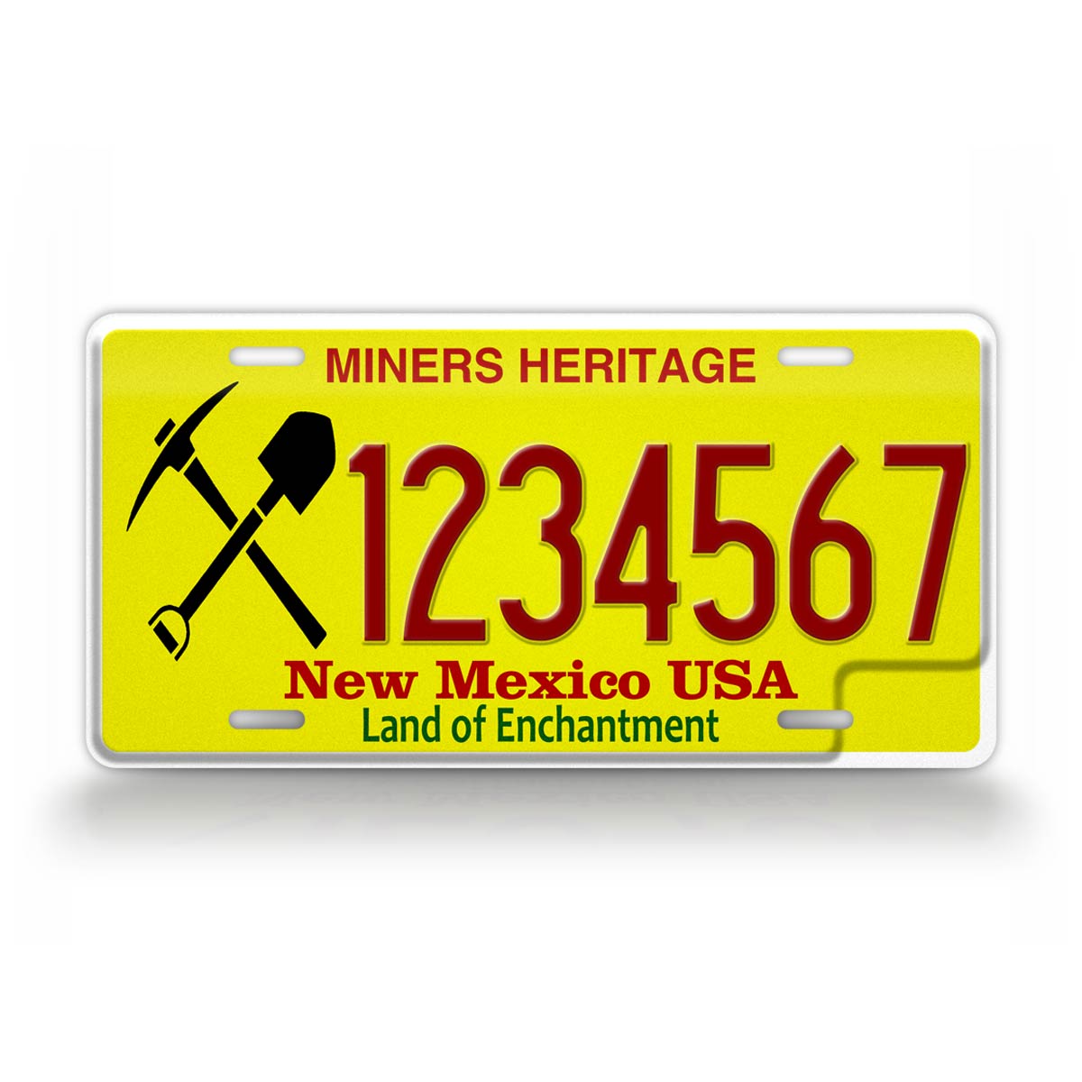 Custom New Mexico Miners Heritage 2023 License Plate