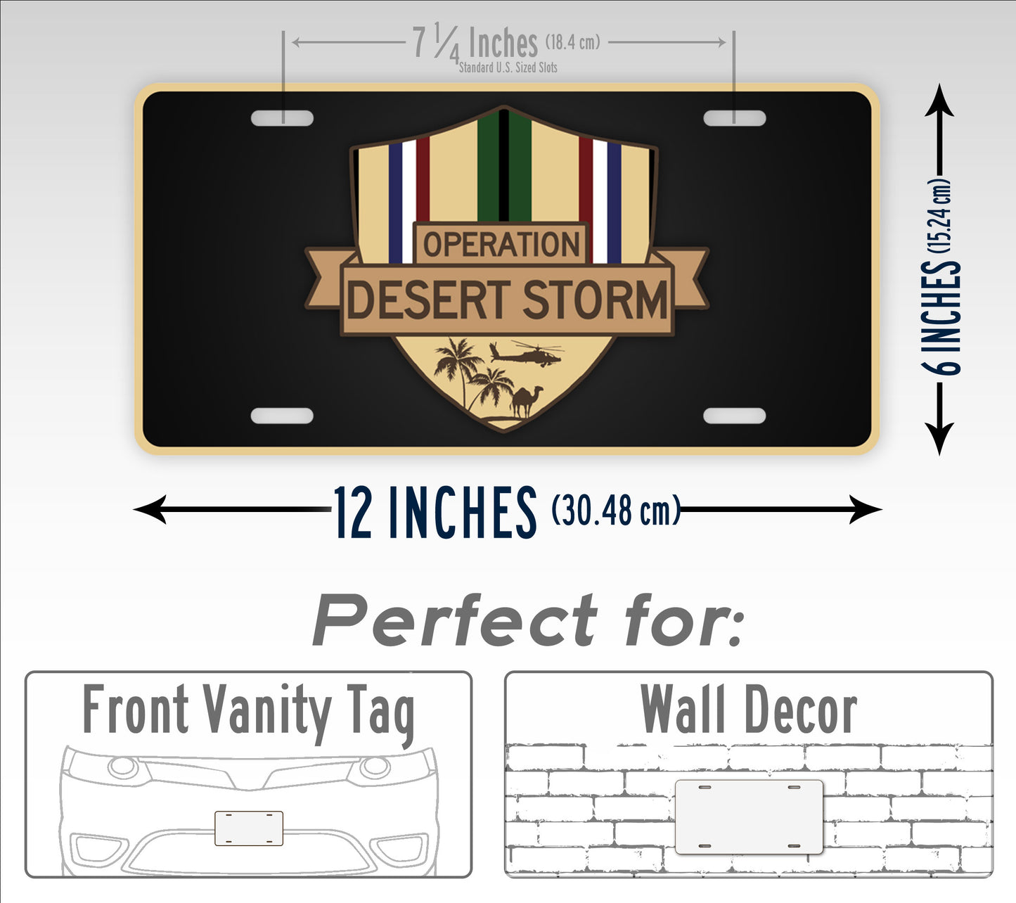 Operation Desert Storm Veteran License Plate
