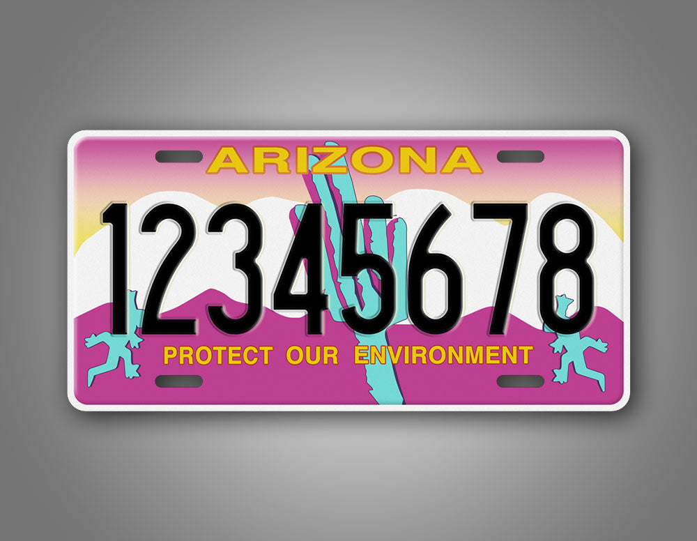 Custom Arizona Protect Our Environment License Plate