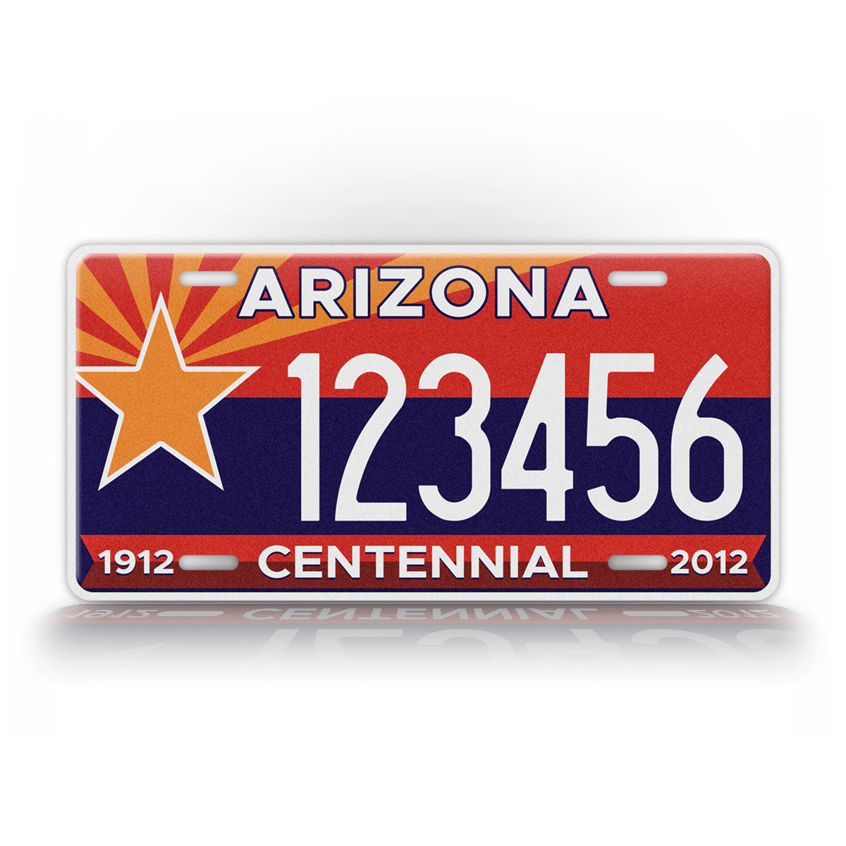Personalized Arizona Centennial 1912-2012 License Plate