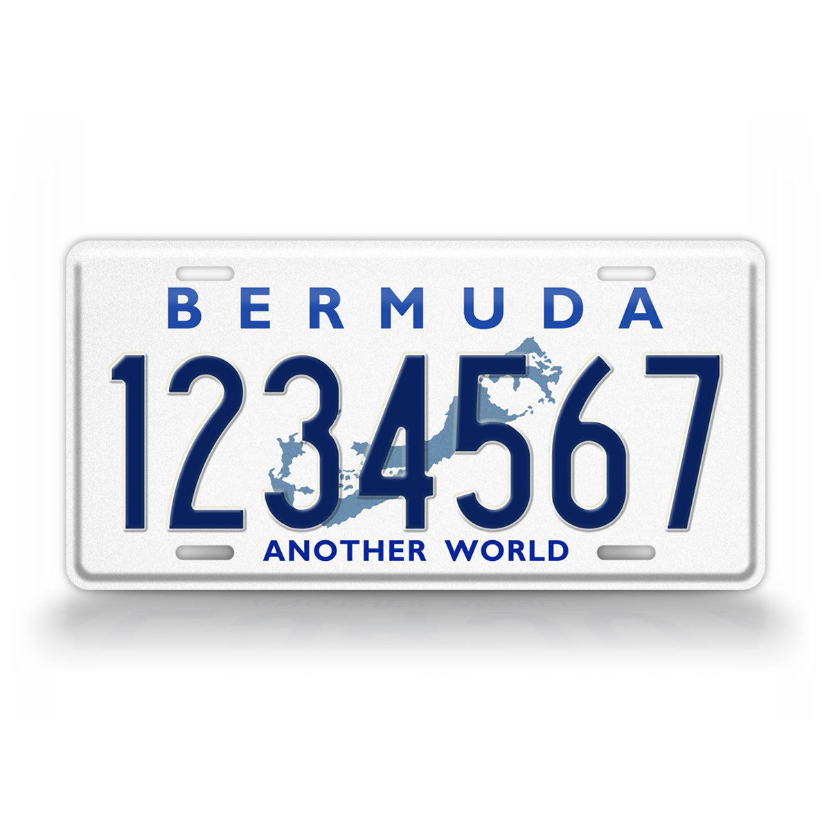 Custom Bermuda Another World License Plate