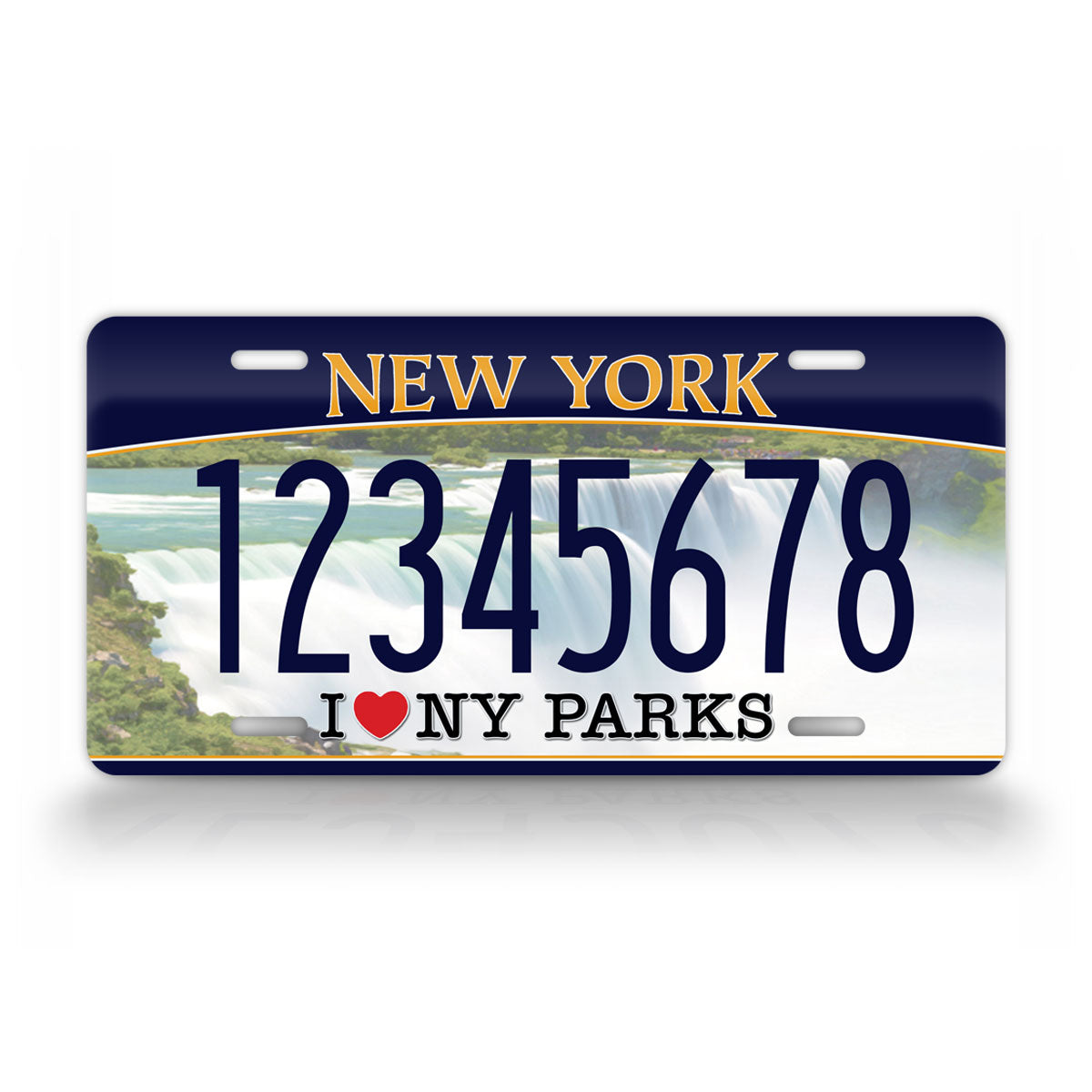 Personalized New York "I Love NY Parks" 2016 Custom License Plate