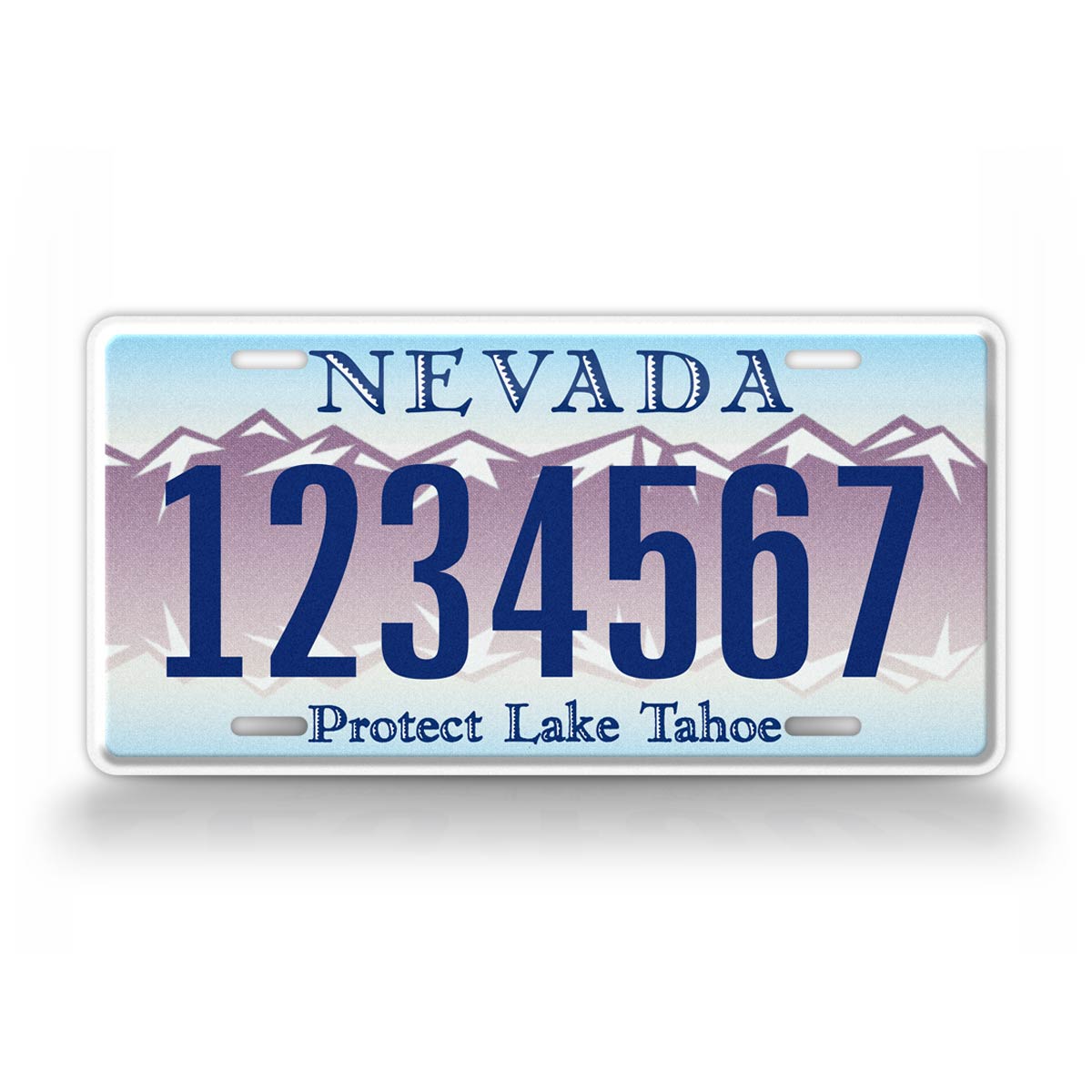 Custom Nevada Protect Lake Tahoe 1998 License Plate
