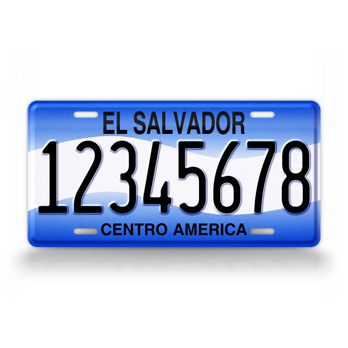 Personalized New El Salvador License Plate