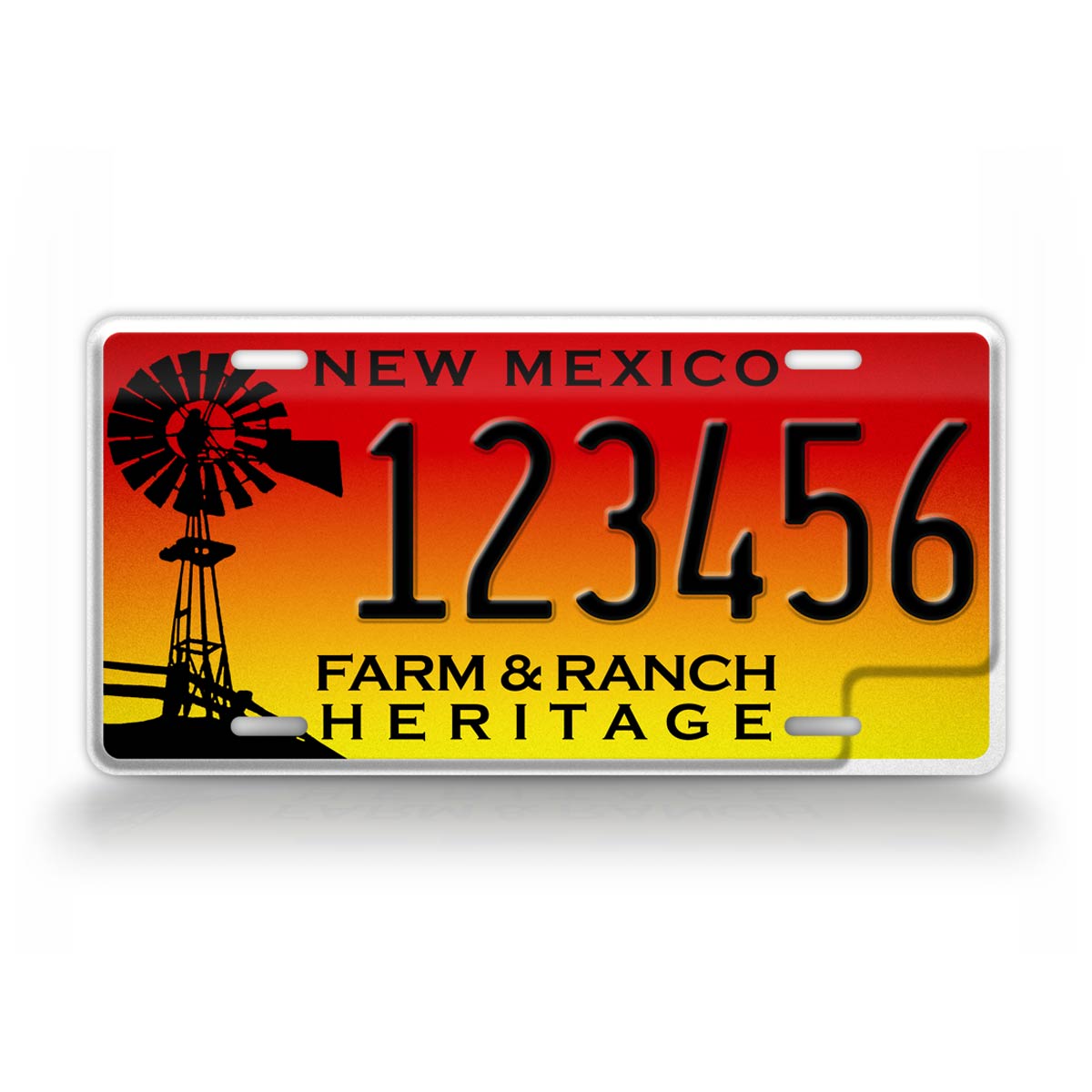 Custom New Mexico Farm And Ranch Heritage License Plate