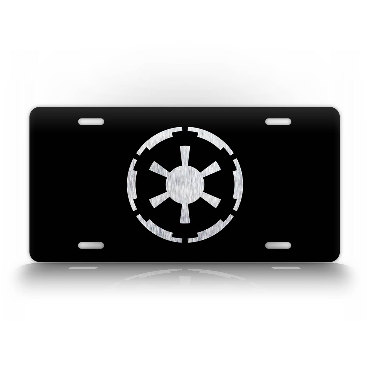 STAR WARS IMPERIAL REBELLION License Plate Frame - Chrome Plated Metal - Foto 8