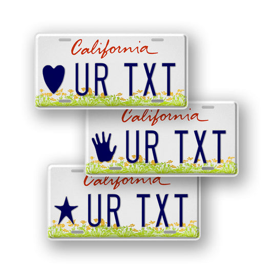 Custom California Trust Fund License Plate