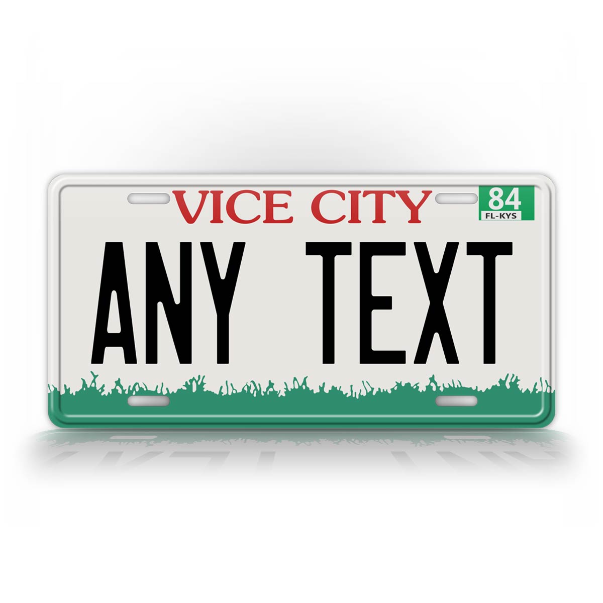Custom GTA Vice City License Plate