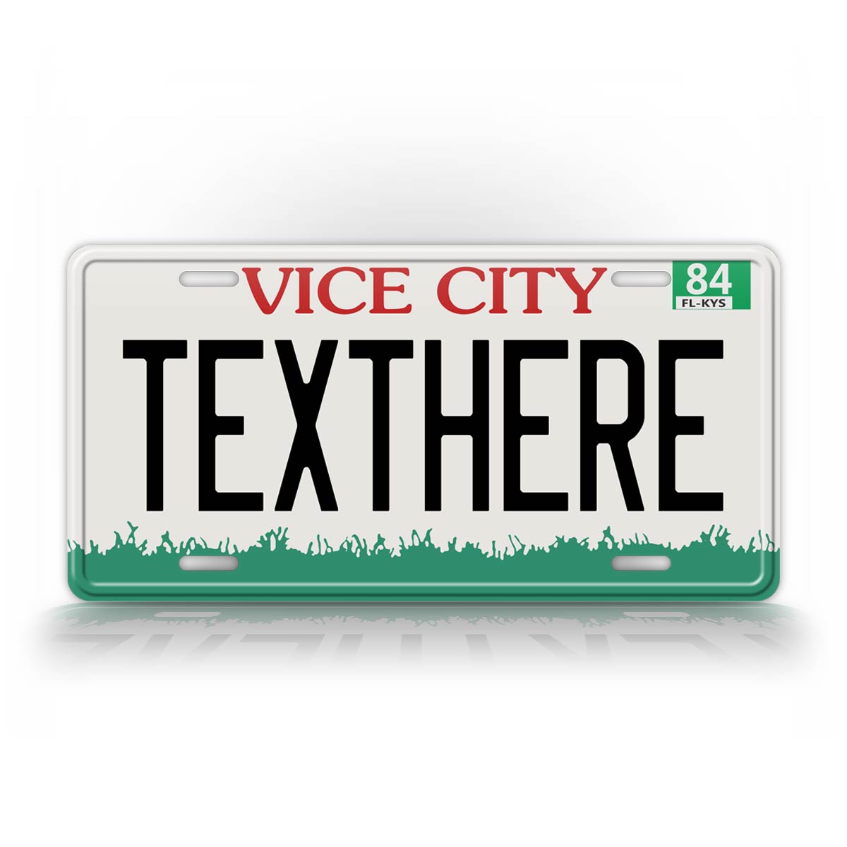 Custom GTA Vice City License Plate