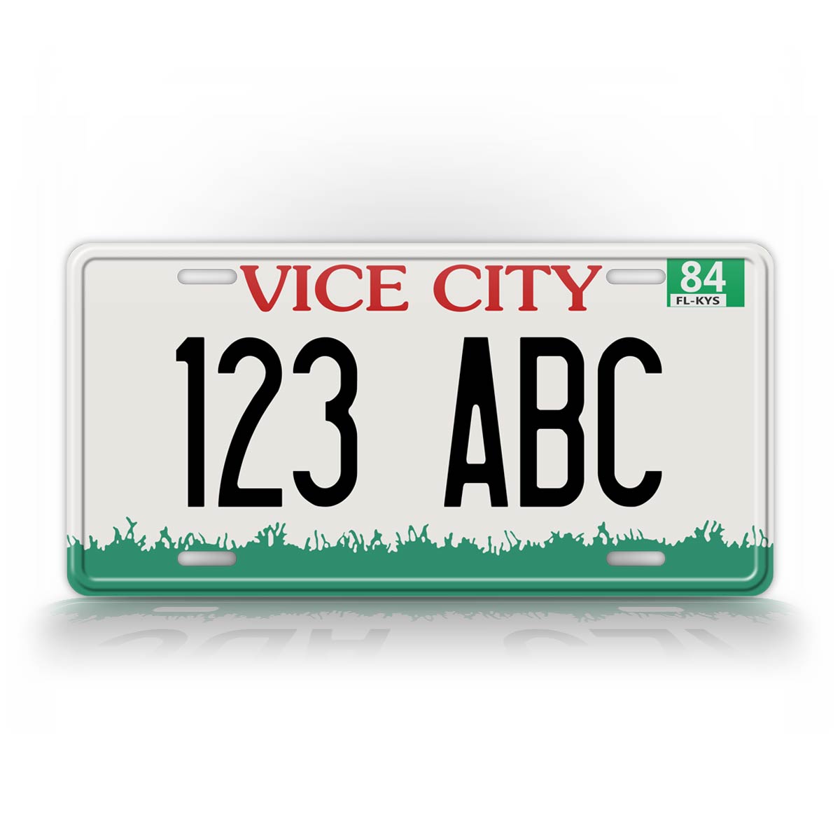 Custom GTA Vice City License Plate