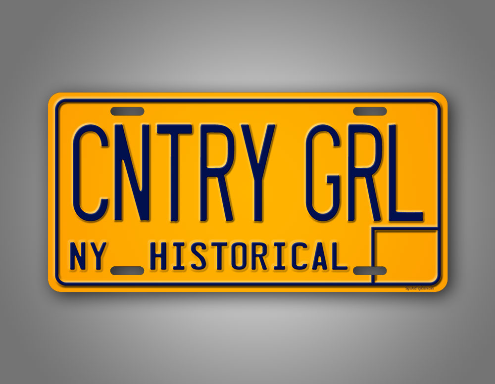 Vintage New York Personalized License Plate