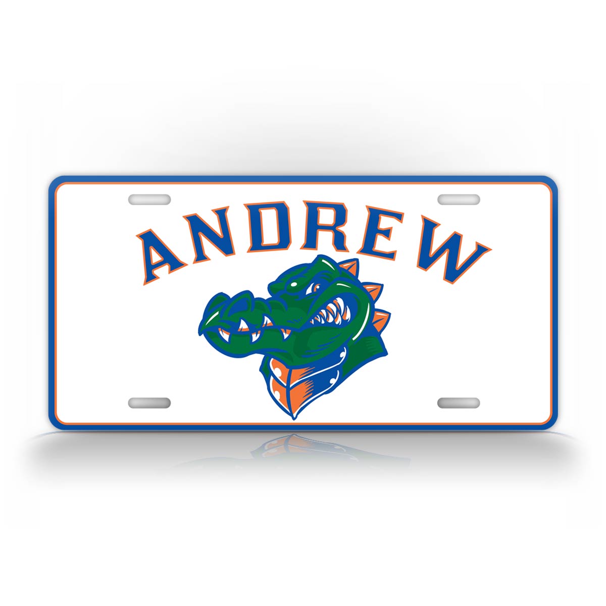 Florida Gators Football Fan Custom Name License Plate