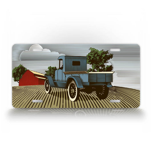 Vintage Ford Pickup Truck Auto Tag