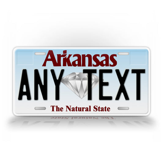 Personalized Arkansas Any Text State License Plate