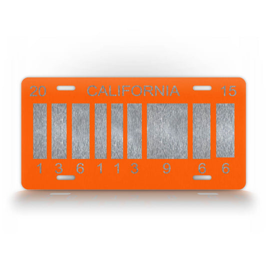 Back To The Future License Plate